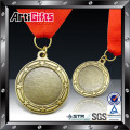 Medalha de metal medalhas esportivas em branco